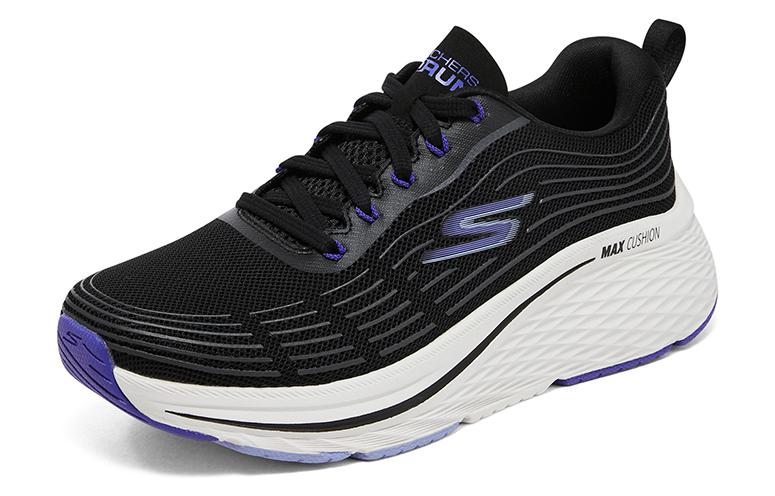 (WMNS) Skechers Max Cushioning Elite 2.0 'Black Purple' 129600-BKPR