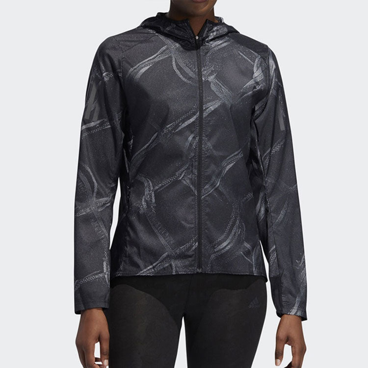 (WMNS) adidas Training Sports Hooded Jacket Black DW5960