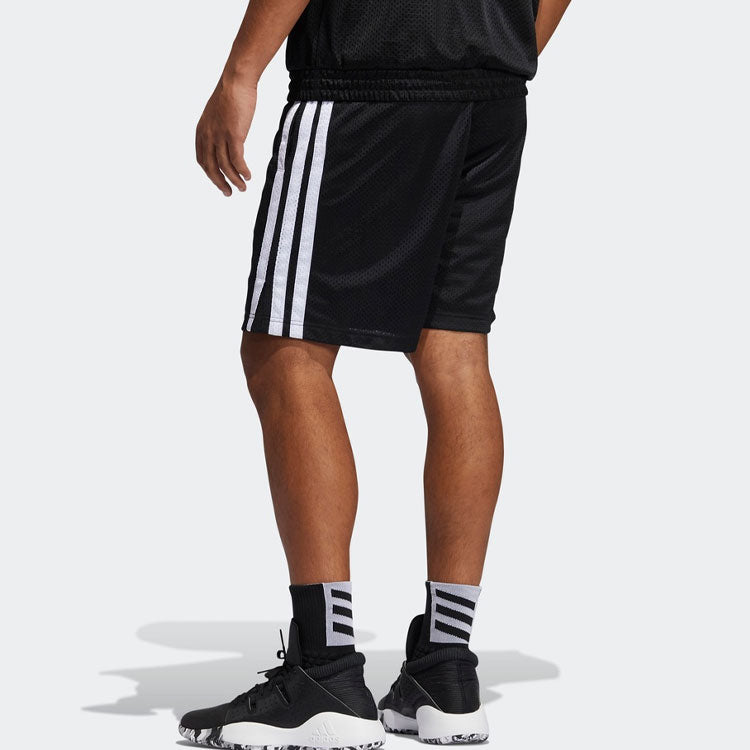 adidas Side Stripe Printing Loose Shorts Black GK8382