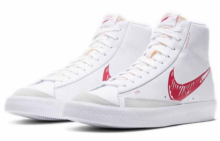 Nike Blazer Mid 77 'Sketch - Red' CW7580-100