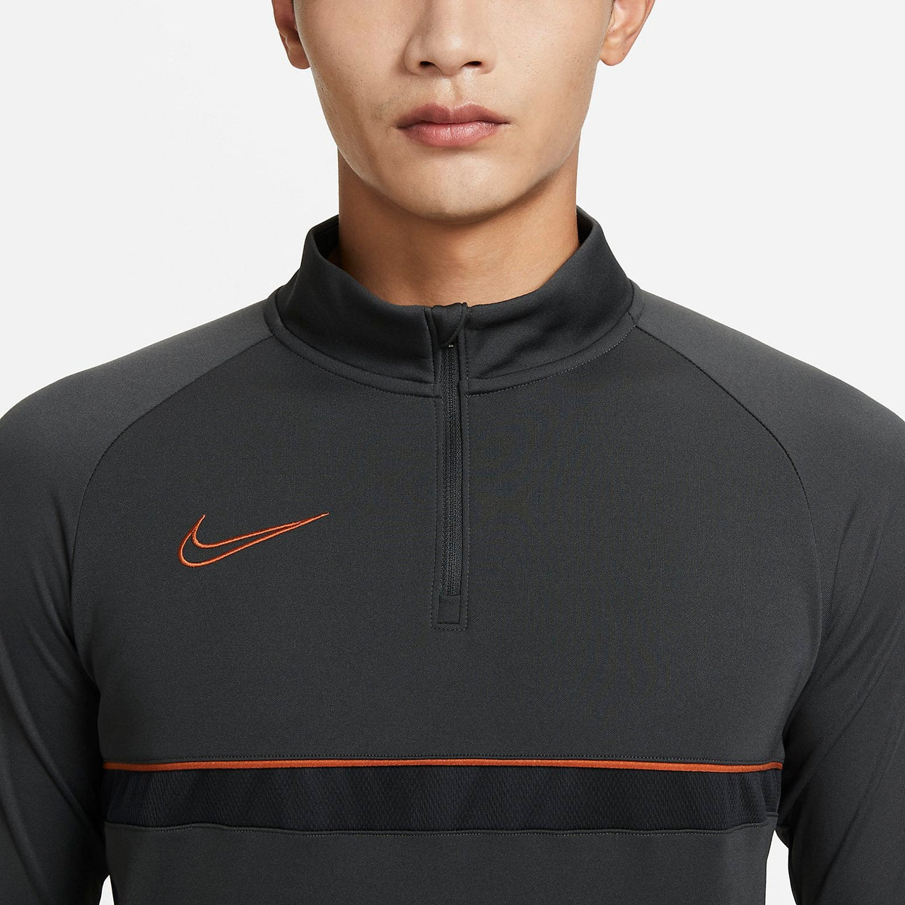 Nike Sportswear Club Fleece Half-Length Zip Open Long Sleeve Top 'Dark Grey' CW6111-070