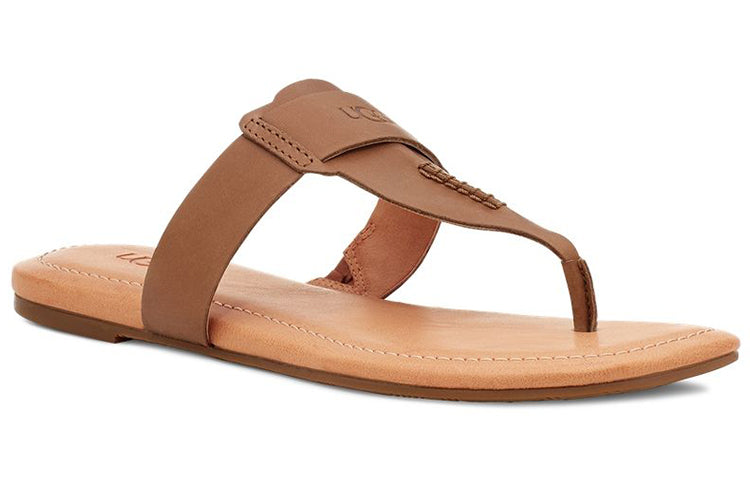 (WMNS) UGG Gaila Brown Slippers 1119756-TLTH