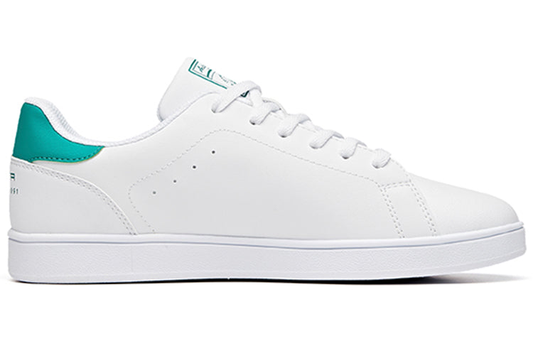 (WMNS) ANTA Life Series Sneakers Leather 'White Teal' 922048016-4