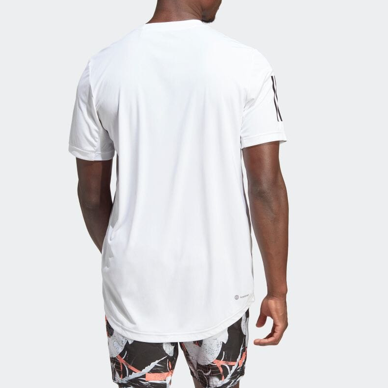 adidas Club 3-Stripes Tennis Tee 'White' HS3261