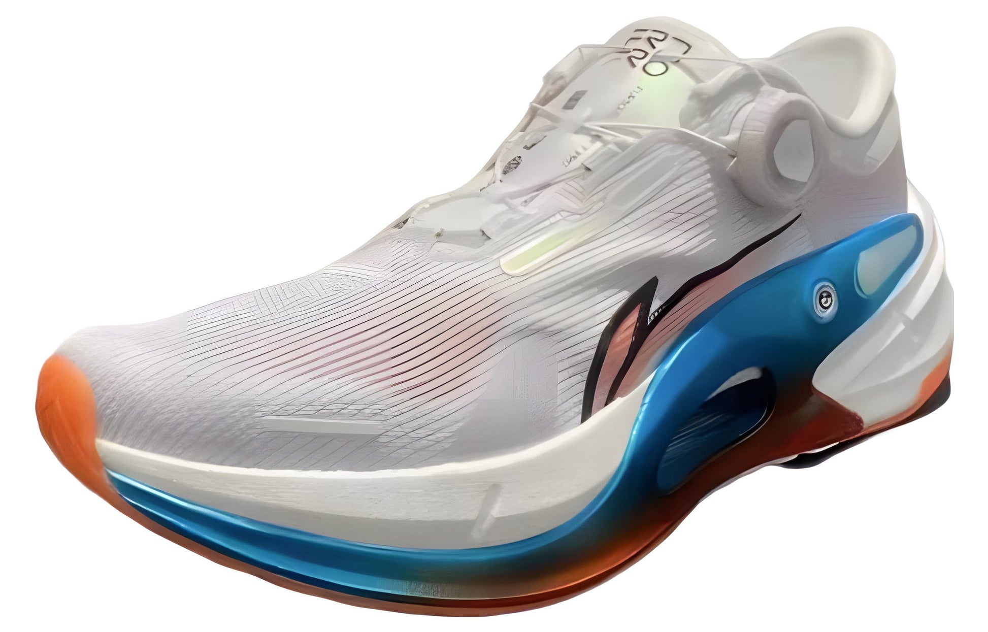 (WMNS) Li-Ning Furious Rider 7 Pro 'White Blue Orange' ARZT002-3