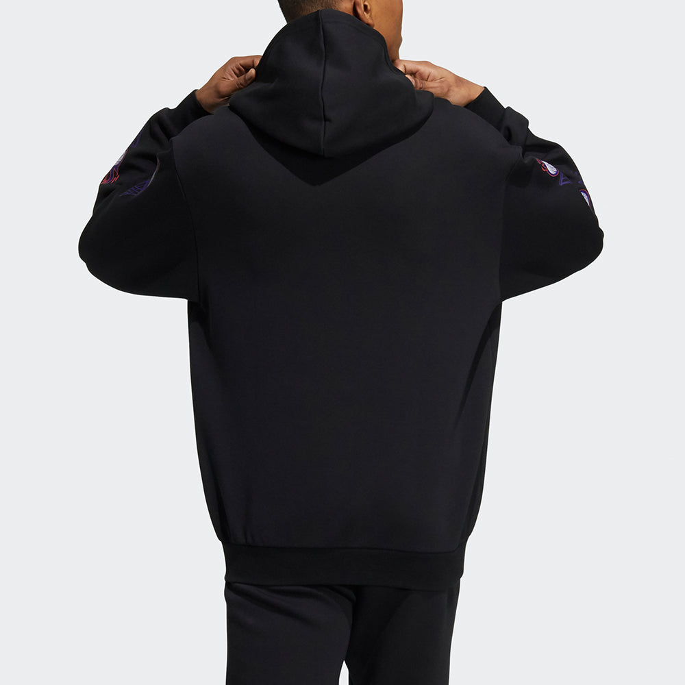 adidas neo M Ssfv2 Basketball Printing Sports Pullover Black GT0250