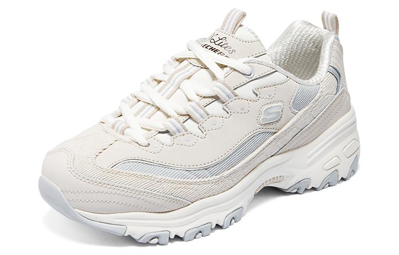 (WMNS) Skechers D'Lites 1.0 Shoes 'Beige Light Blue' 896276-NTGY