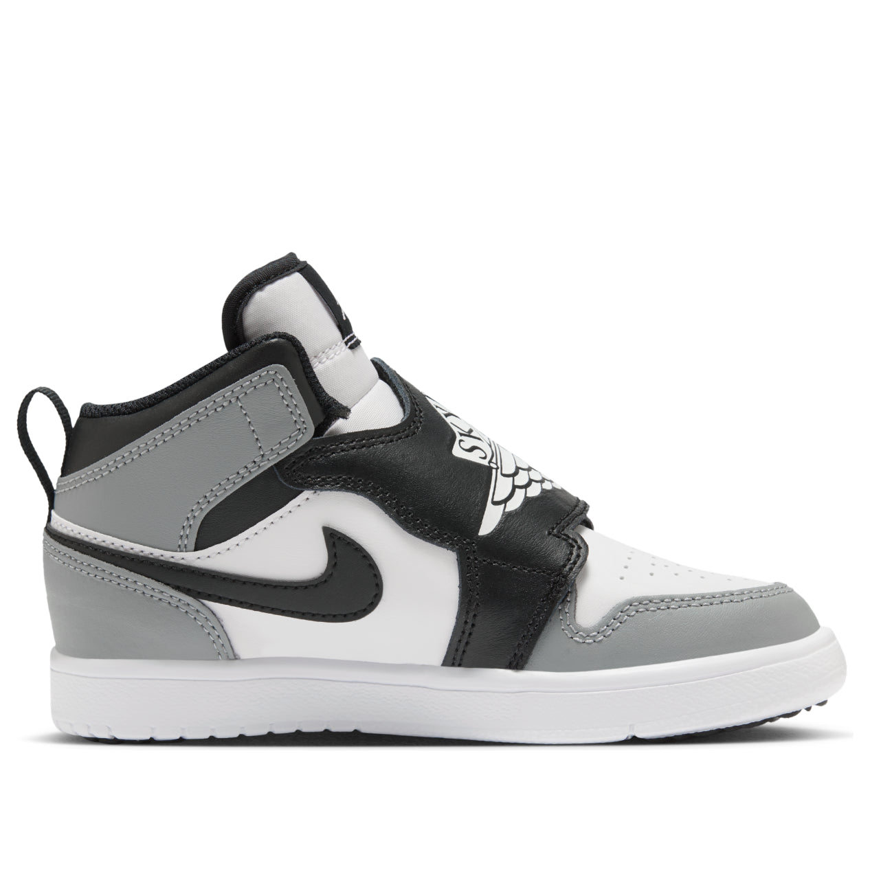 (PS) Air Jordan 1 Sky logo 'Grey Black White' BQ7197-102