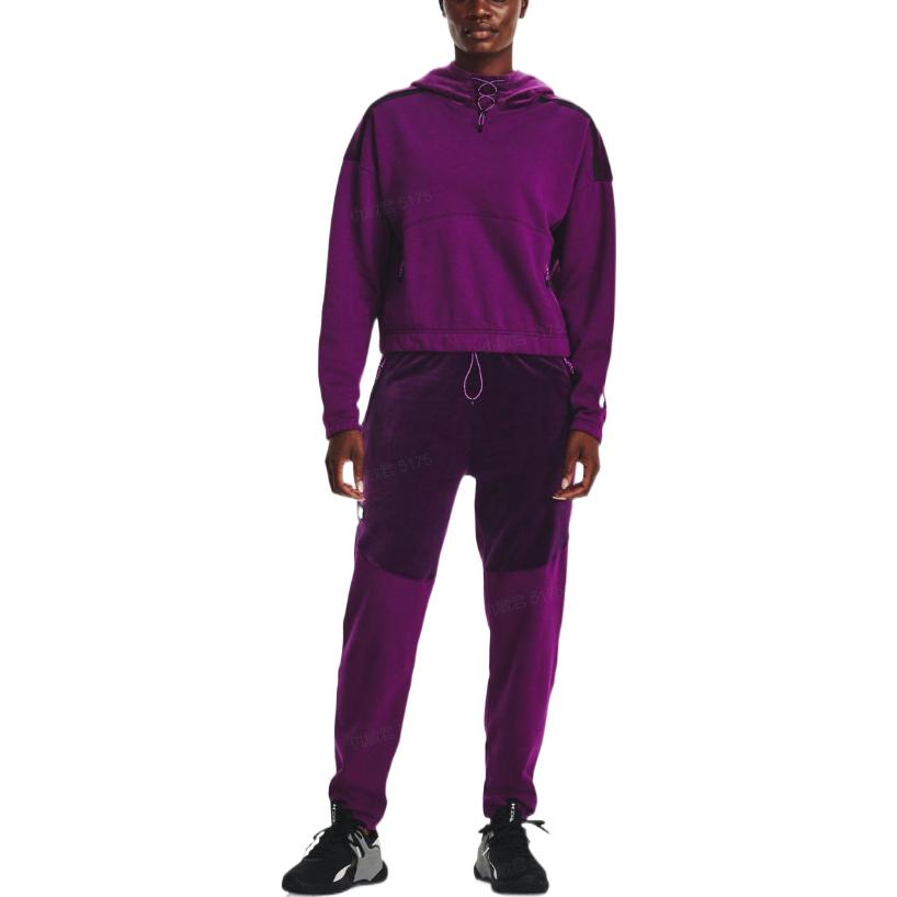 (WMNS) Under Armour Journey Fleece Hoodie 'Purple' 1373975-514