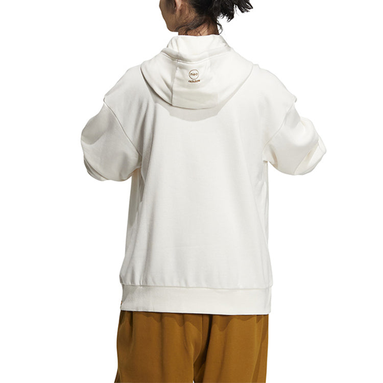 adidas Neo Logo Hoodie 'White' IA6818