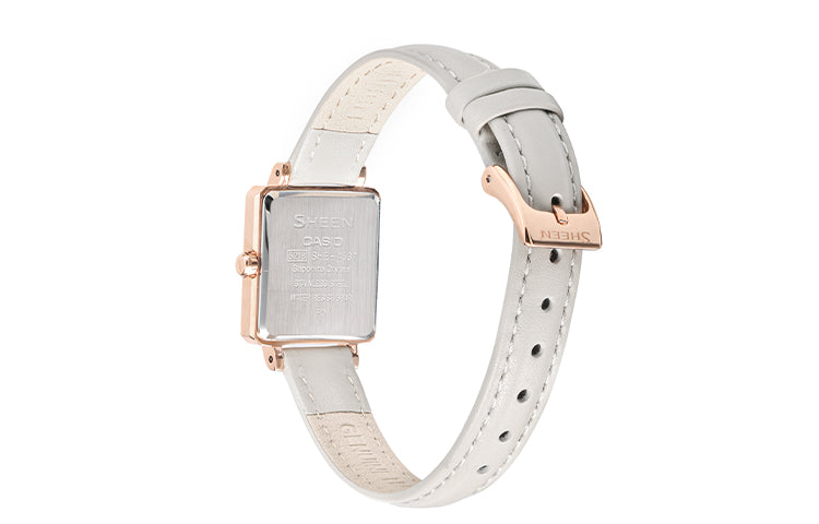 CASIO Quartz Waterproof Sapphire Crystal SHEEN Gray Strap Gray Analog SHE-4537GL-7AUPRD