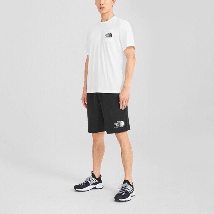 THE NORTH FACE Logo Woodcut Dome T-Shirt 'White' NF0A4U9L-FN4