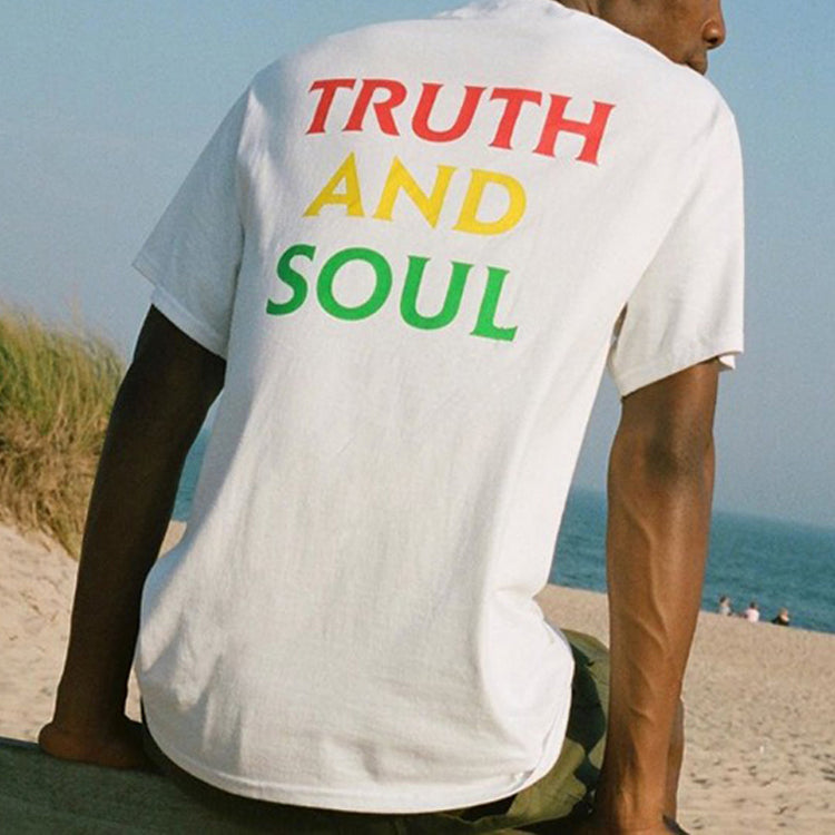 NOAH NYC Fishbone Logo Tee White Logo Tee T29SS19WHT