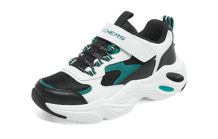 (GS) Skechers Stamina Airy 'White Black Green' 405204L-WBTQ