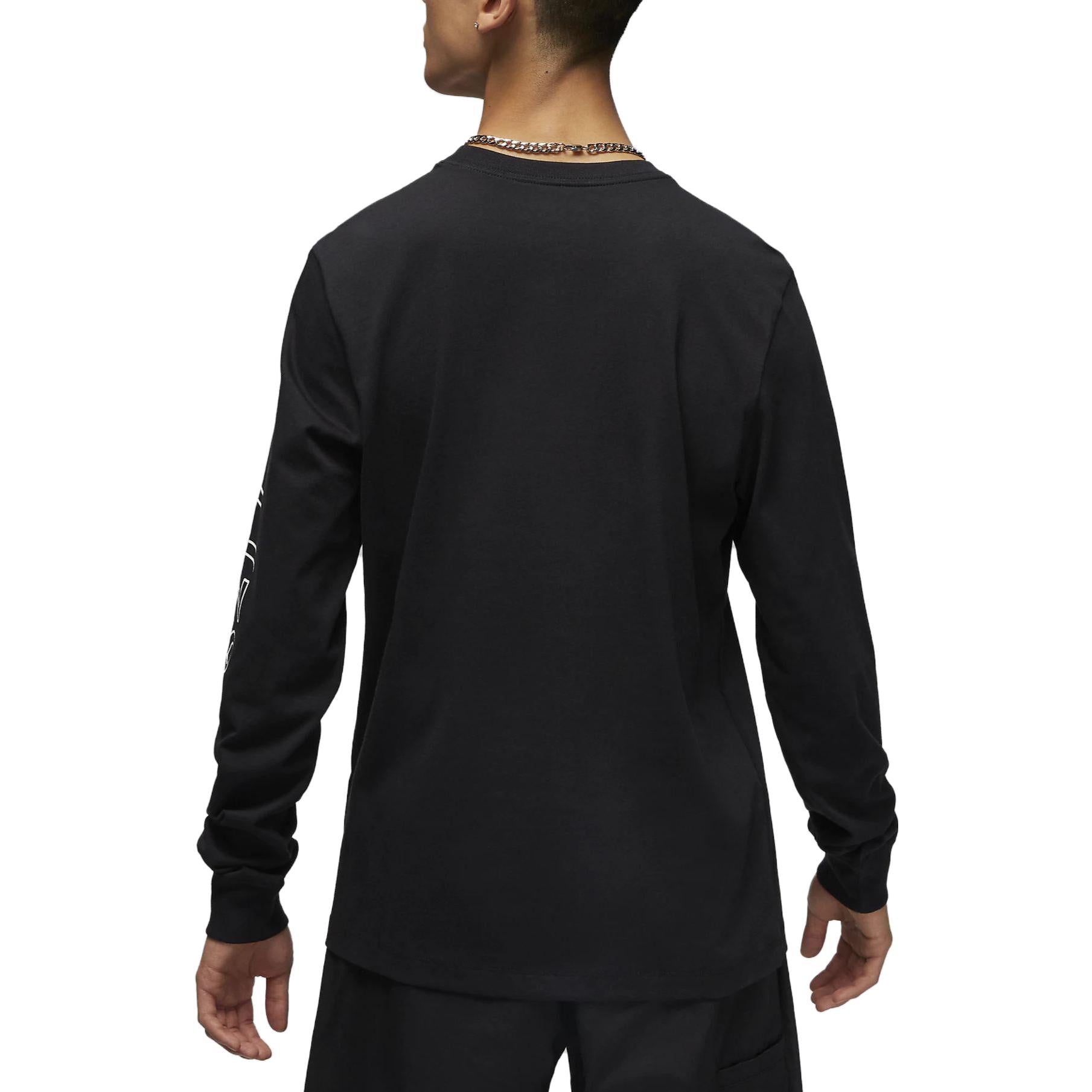 Air Jordan Long Sleeve Crew Neck T-Shirt 'Black' FD0600-010