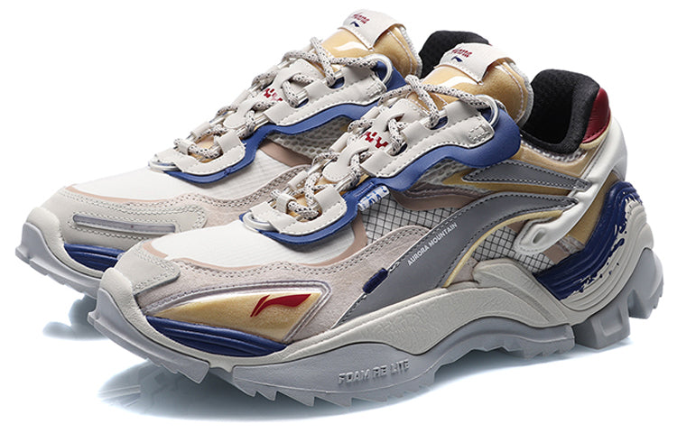 Li-Ning Aurora SkyWalker Y2K Paris Fashion Week 'White Grey Blue' AGCQ057-1