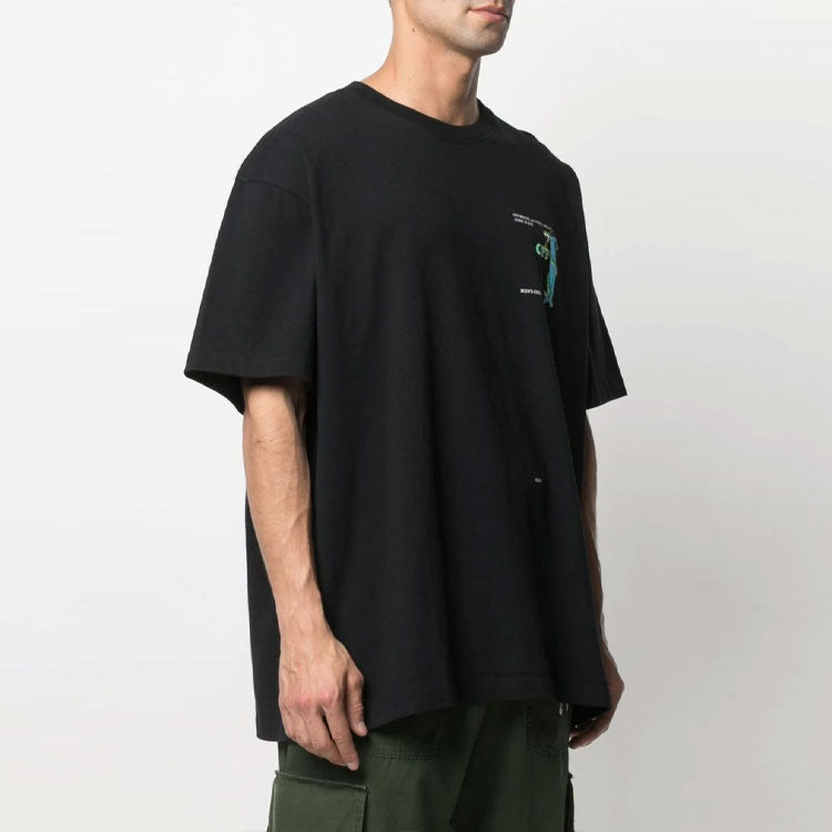 Off-White Adam Is Eve Over Tee 'Black/White' OMAA038S21JER0141001