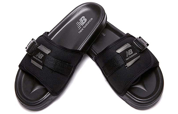 New Balance Black Unisex Slippers SD2152BBW