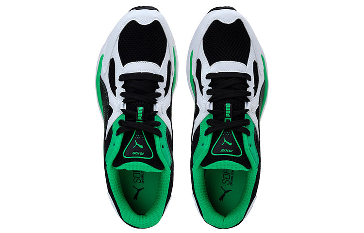 PUMA Axis Plus 90s SoftFoam Trainers White/Green 370287-18
