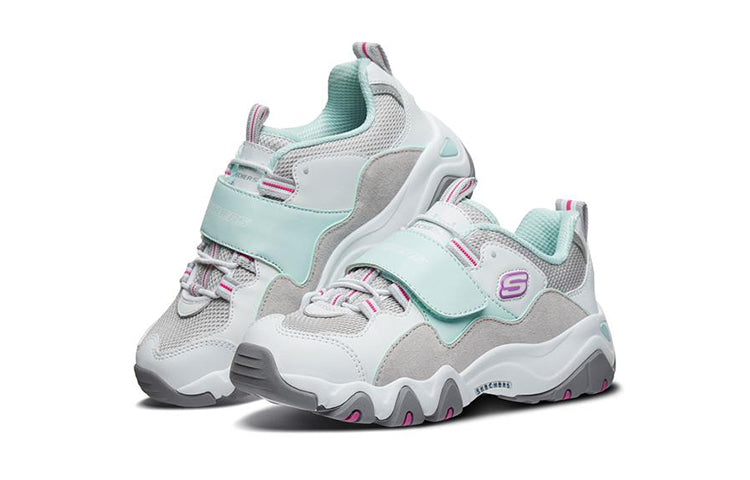 (GS) Skechers D'Lites 2.0 'Gray Green' 996458L-LGAQ