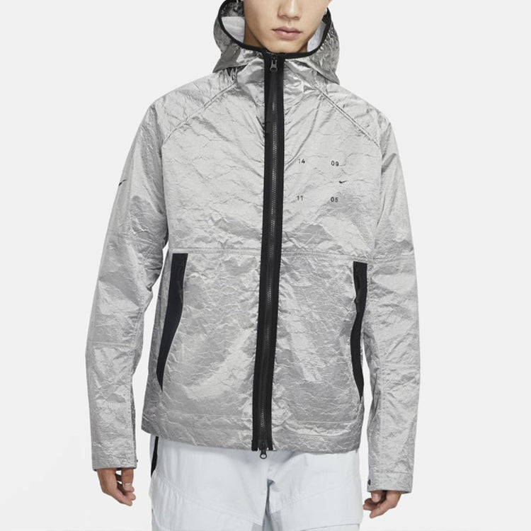 Nike Nsw tech pack Woven Hooded Jacket Silver CU3759-095