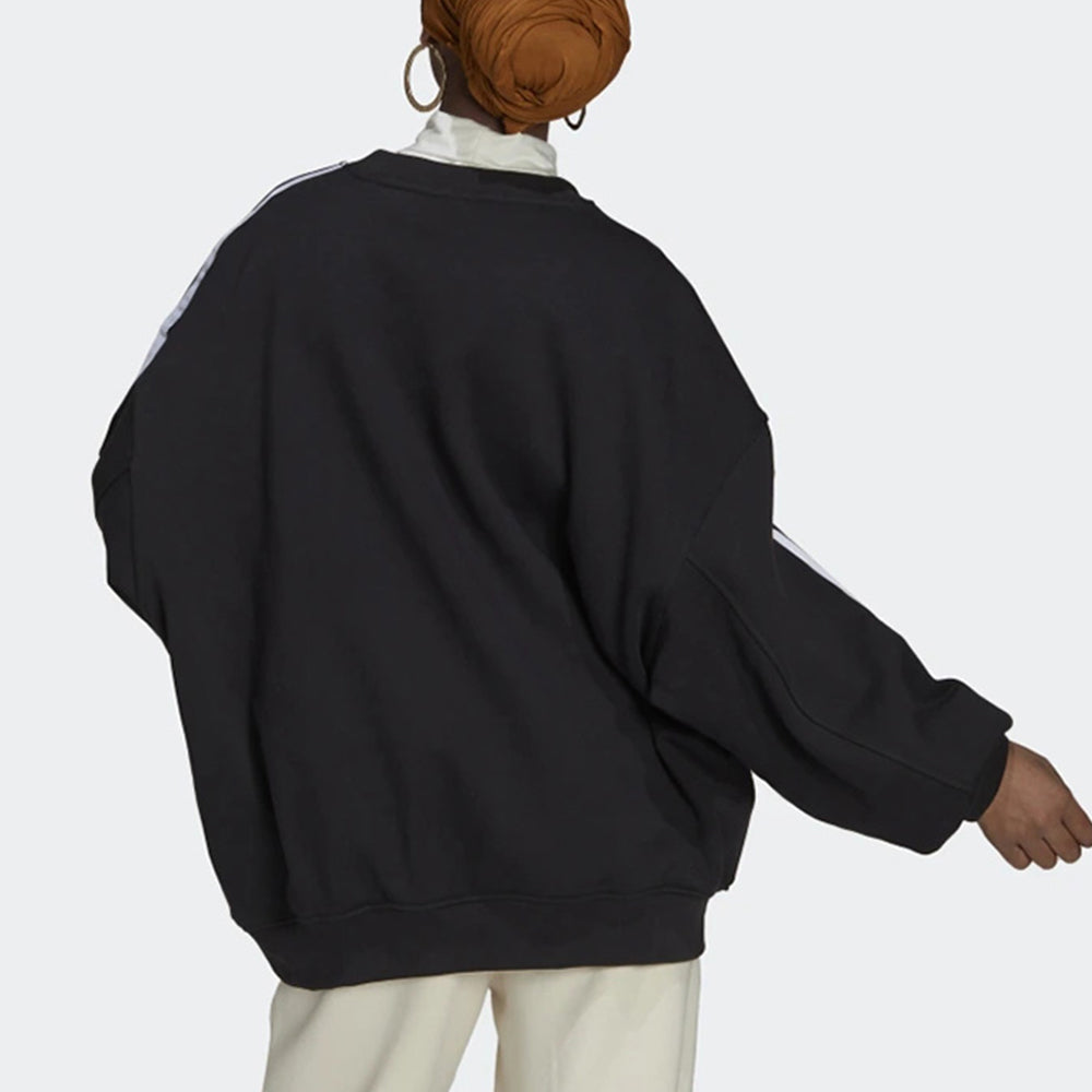 (WMNS) adidas Originals Adicolor Classics Oversized Sweatshirt 'Black' H33539