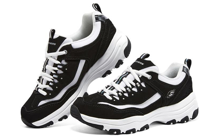 (WMNS) Skechers I-Conik 'Black White' 8730076-BKMT