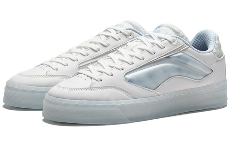Li-Ning 180 Low Cozy Skateboarding Shoes Frost White AECS017-1