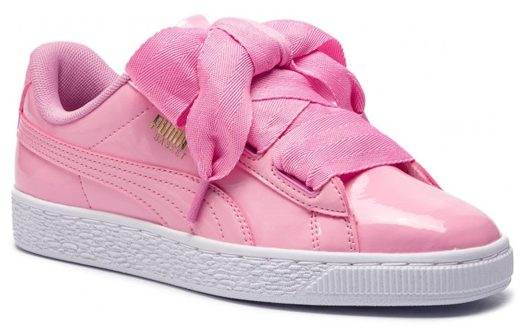 PUMA Basket Leather Heart Patent 364817-03