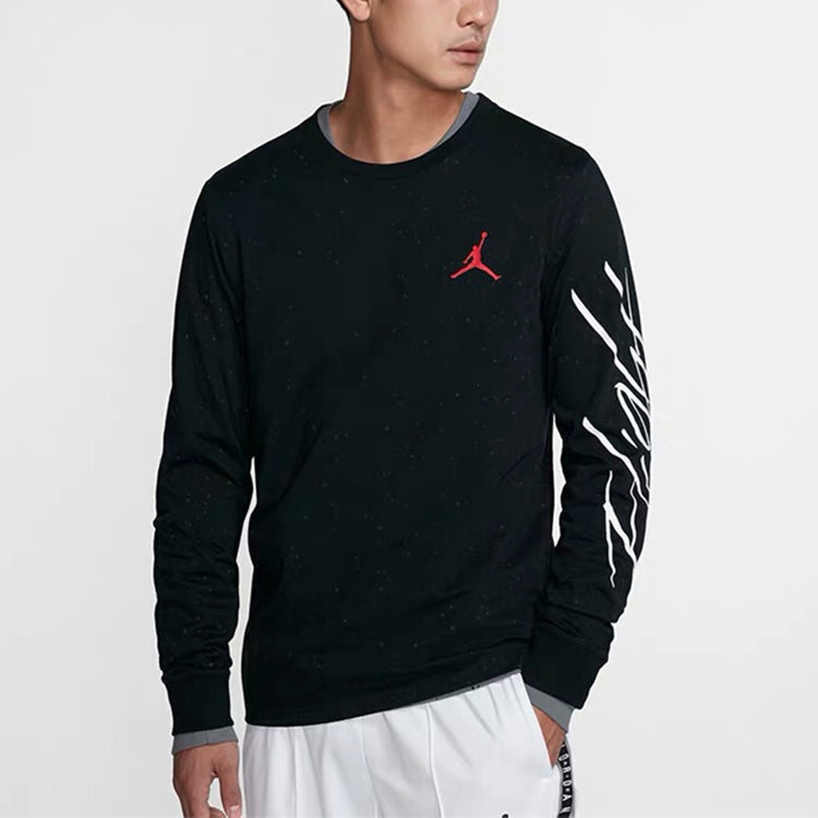Air Jordan Filght Sweatshirt Men Black CQ7760-010 CT2948-010