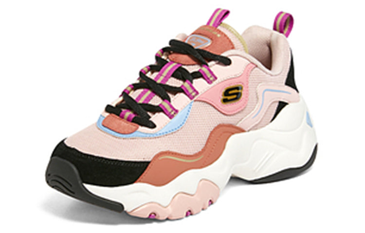 (WMNS) Skechers D'Lites 3.0 'Black Pink' 896029-ROS