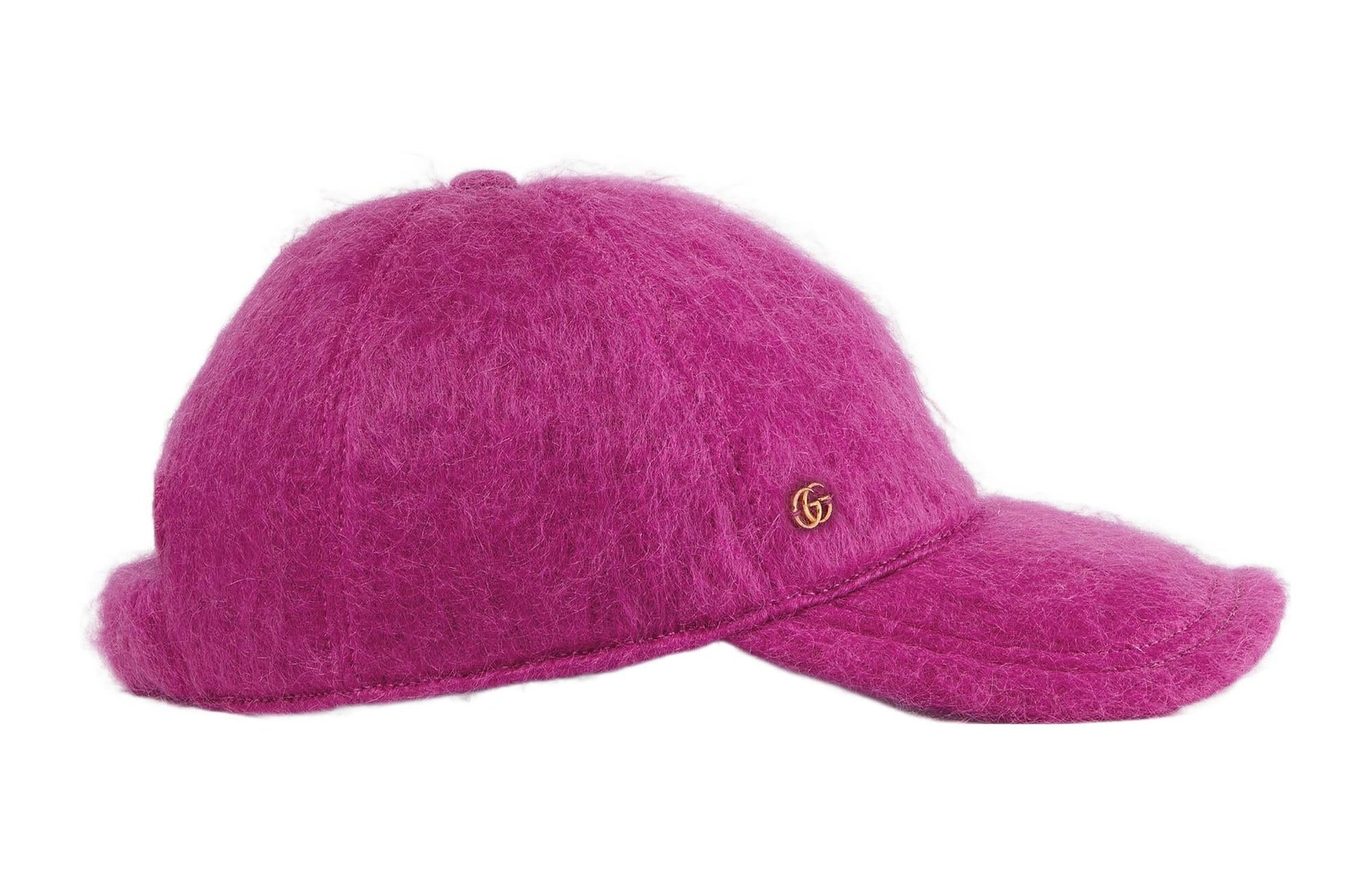 (WMNS) Gucci Mohair baseball hat with Double G 'Fuchsia' 729349-3HANB-5600