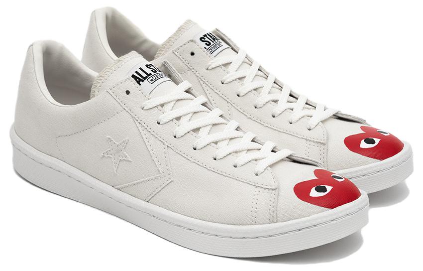 Converse x COMME des GARCONS PLAY Pro Leather 'White Red' 34201320