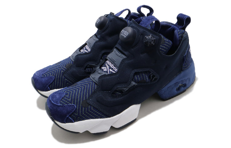 (WMNS) Reebok InstaPump Fury FBT 'Polka Jacquard - Collegiate Navy' BS5860