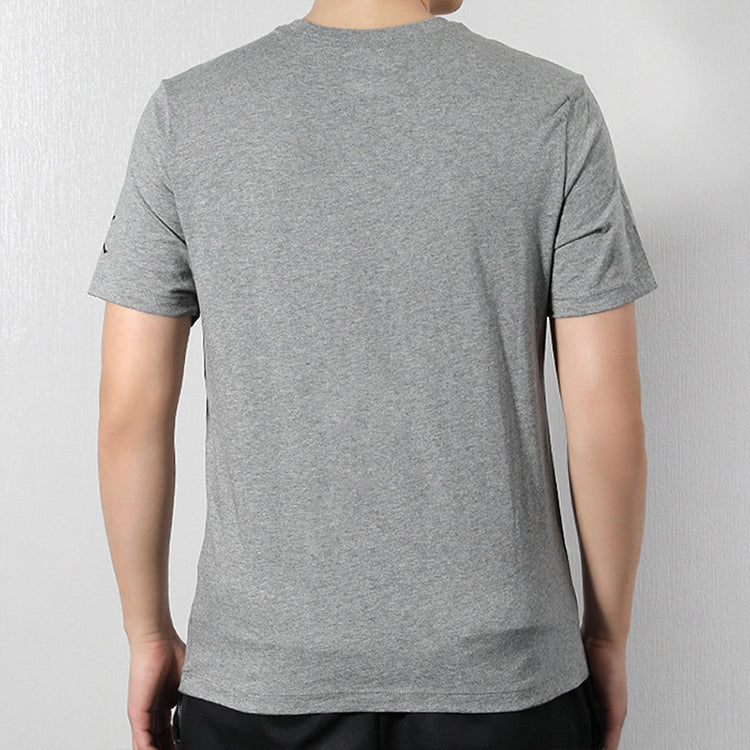 Air Jordan Round Neck Athleisure Casual Sports Short Sleeve Gray AQ4109-091