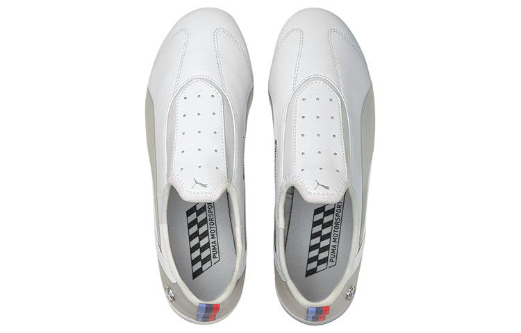(WMNS) PUMA Bmw M Motorsport Ridge Cat Low Top Running Shoes White/Grey 306636-02