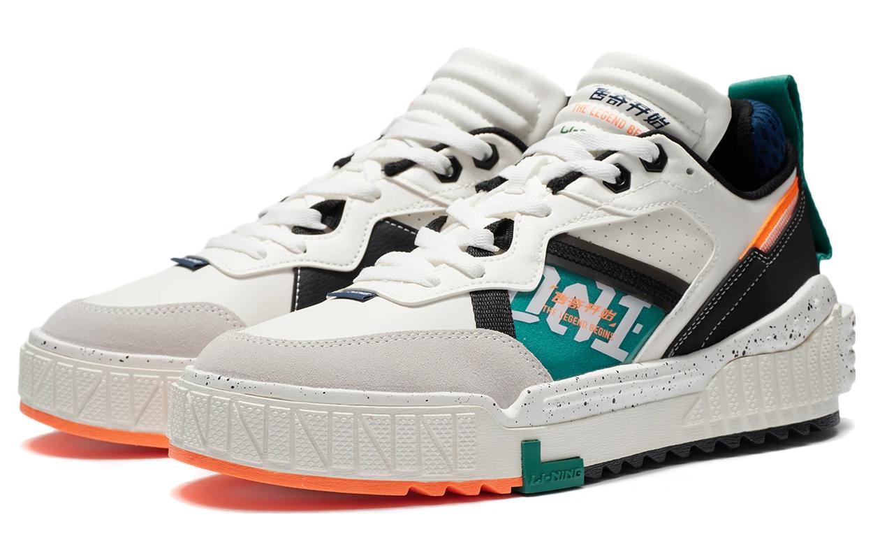 Li-Ning 001 Unblock 'White Green Orange' AGCQ199-51