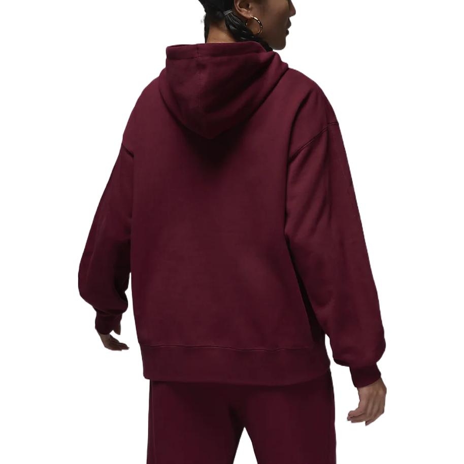 (WMNS) Air Jordan Flight Fleece Hoodie 'Claret' DQ4604-645
