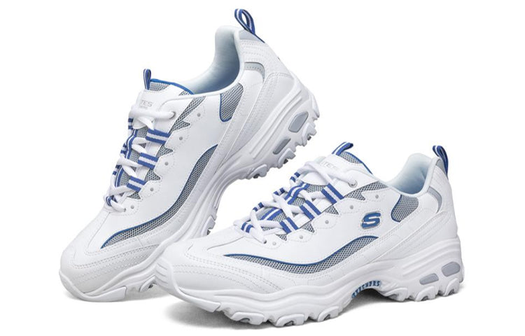 Skechers D Lites 1.0 White/Blue 666142-WGBL