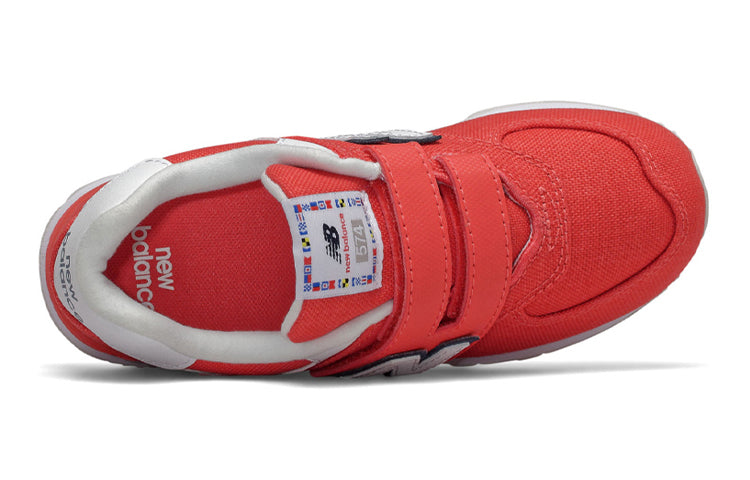(GS) New BalanceHook and Loop 574 Orange/Red YV574SOL