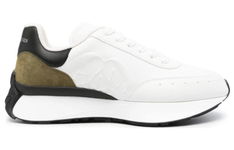 Alexander McQueen Sprint Runner 'White Green' 777417WIDNE8738