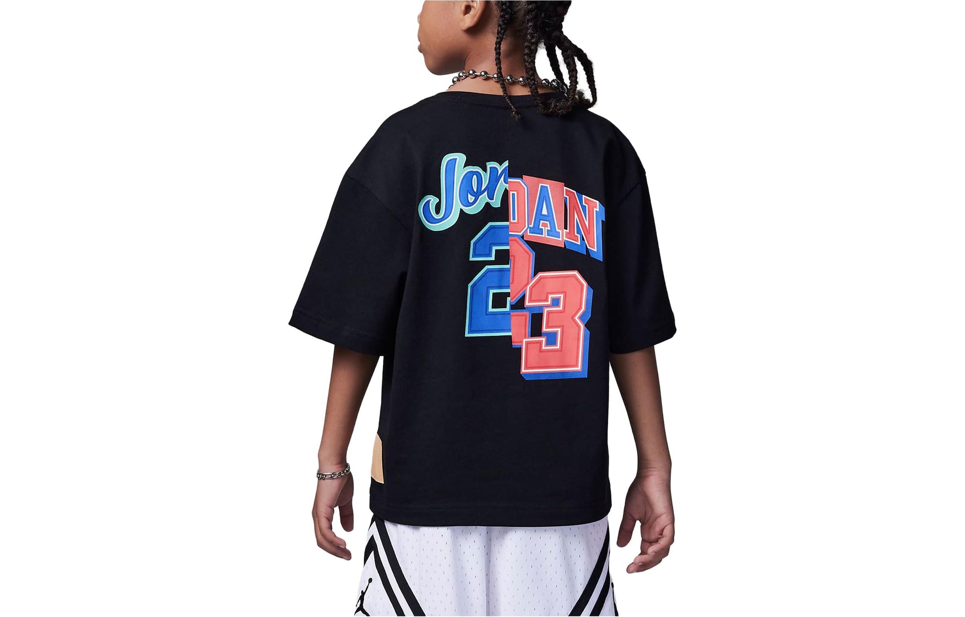 (PS) Air Jordan Oversized T-Shirt 'Black Multi' FV2831-010