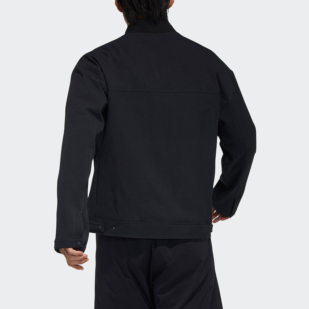 adidas Series WJ JKT Denim Training Sports Logo Jacket Black GP0904