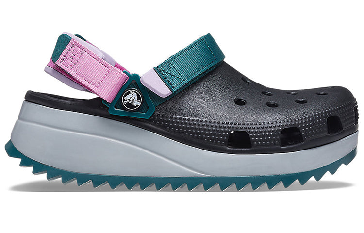 Crocs Classic Hiker Clog 'Black Grey Teal' 206772-988