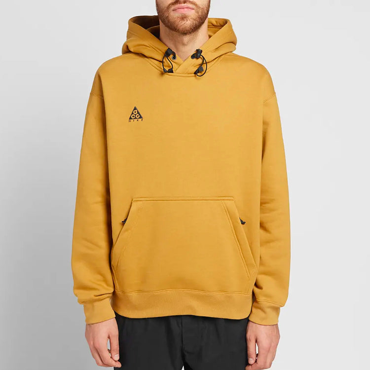 Nike ACG Hoody Casual Sports Fleece Stay Warm Yellow BQ3453-790