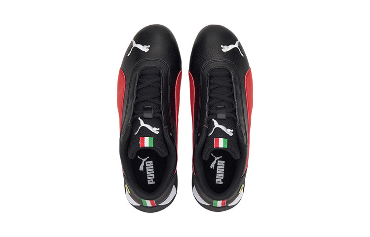 (GS) PUMA Scuderia Ferrari Race R-cat Low Top Running Shoes Black/Red 306546-02
