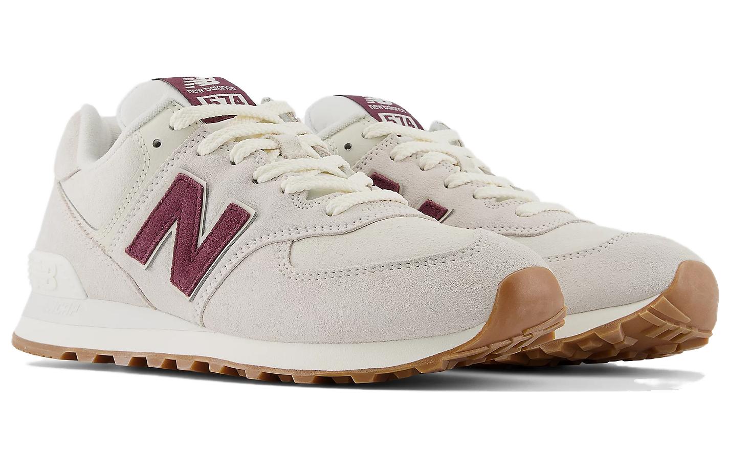 New Balance 574 'Bone White Burgundy' U574NOW