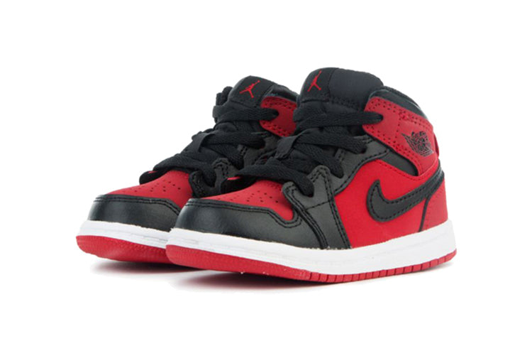 (TD) Air Jordan 1 Retro Mid 'Gym Red' 640735-610