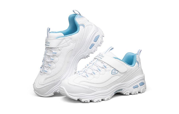 Skechers D'lites 1.0 Low-Running Shoes -KIDS White 664180L-WHT