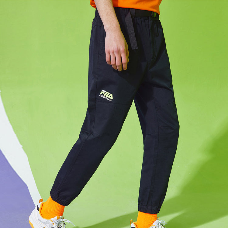 FILA FUSION Woven Casual Sports Pants Black T11M026802F-BK
